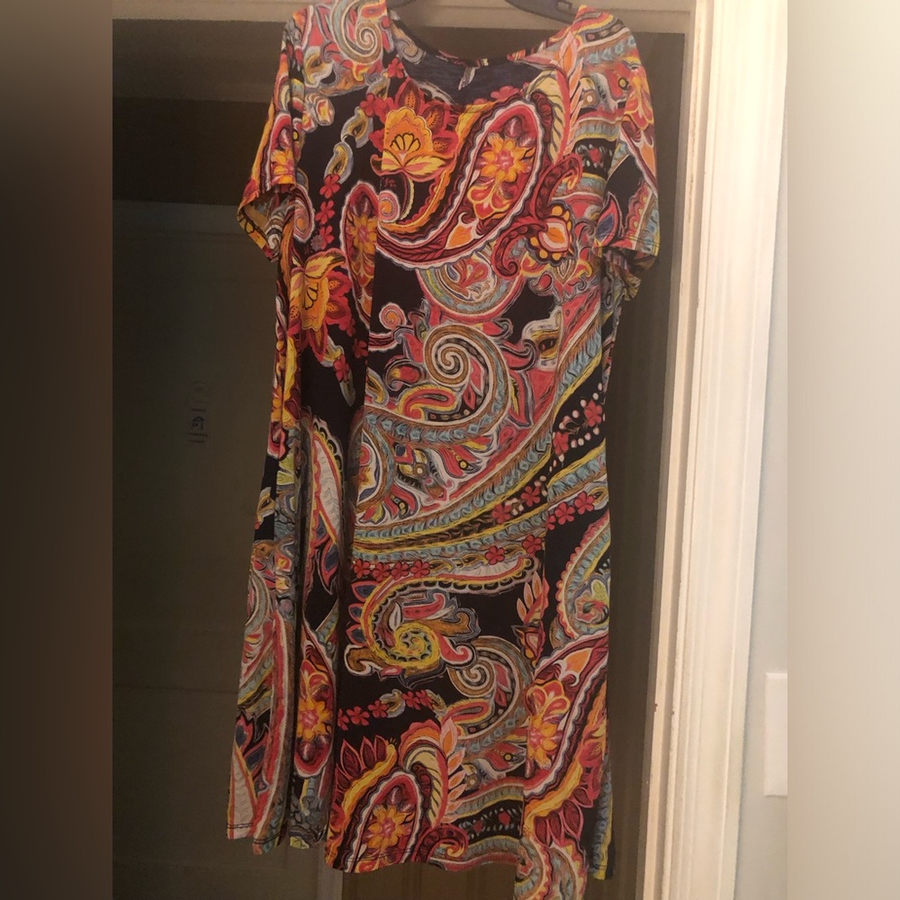 Colorful Paisley Dress